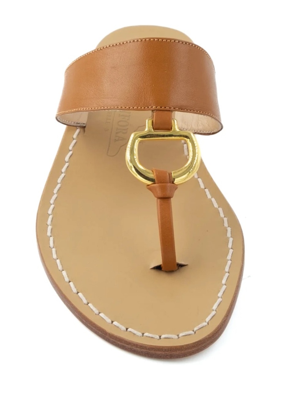 Canfora Gisele Leather Sandals,Handcrafted on the island of Capri, Italy Size 10